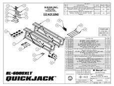 QuickJack BL-6000XLT Parts Diagram