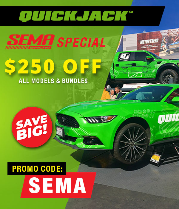 QuickJack and BendPak SEMA Show 2023